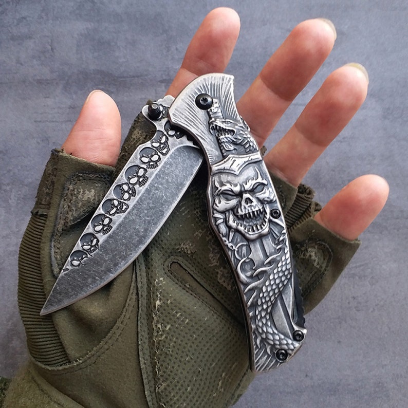 Pocket Knife Gift for Men Pocket Knife Sharp Blade Knife Etsy