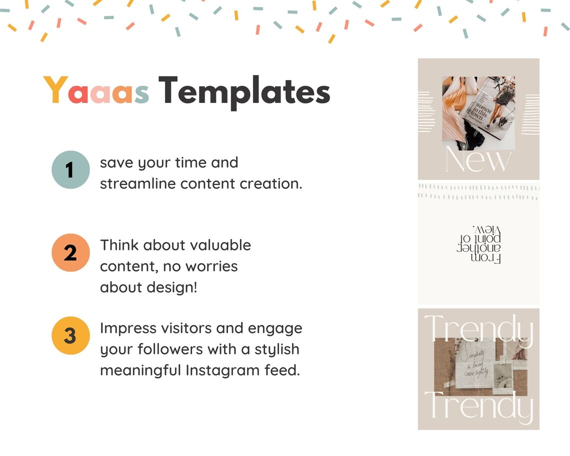 Neutral Instagram Templates Instagram Feed Blogger Template - Etsy