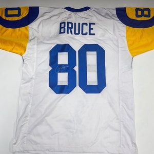 Isaac Bruce assinou COA de autenticação GTL da camisa de futebol