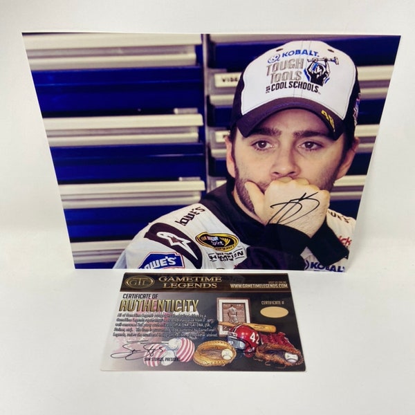 Jimmie Johnson Autographed Photo