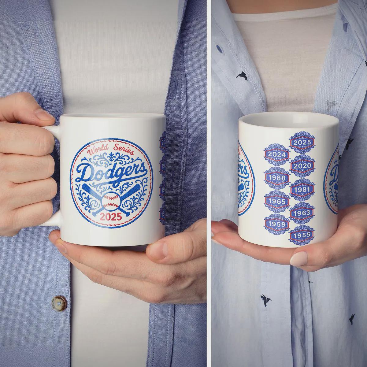 Discover 2025 Champs Stitched-Design Ceramic Mug - 11 oz & 15 oz Sizes