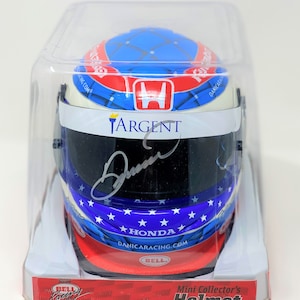 Danica Patrick Nascar Signed Mini Helmet Auto 1/2 Scale GA Authentication COA