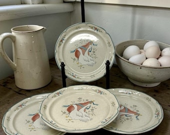 International Tableworks Marmalade Goose Steingut Salatteller - 4er Set
