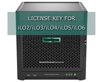 HPE HP ILO advanced license server lifetime | ilo 2, 3, 4, 5