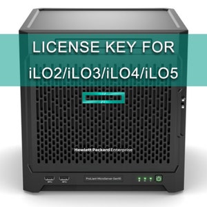 HPE HP ILO advanced license server lifetime | ilo 2, 3, 4, 5