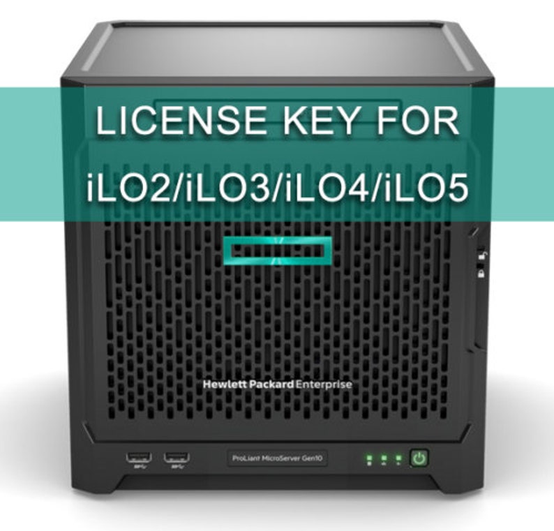 HPE ILO Advanced License Key – 512485-B21 – Lifetime License For ILO 2/3/4/5/6