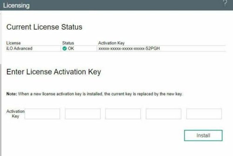 Vida útil del servidor de licencia avanzada HPE HP ILO / ilo 2, 3, 4, 5 imagen 2