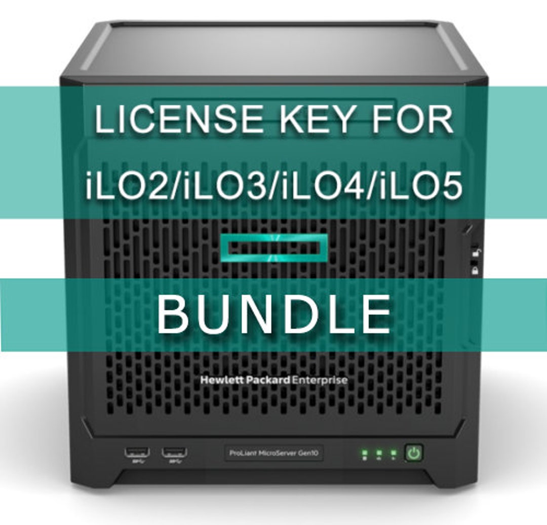 HP ILO Advanced License Server Lifetime Ilo 2, 3, 4, 5 Vsphere ESXI Etsy