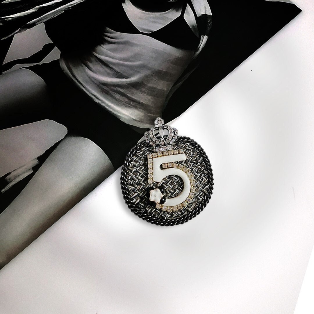 Chanel Brooch Silver 