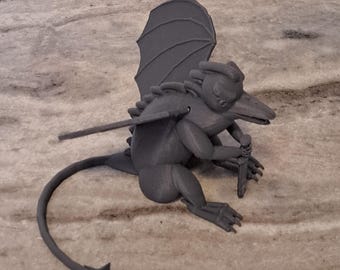 Inspirational Warrior Dragon message "Relax It's Okay. Even the strongest need to stop and rest a moment."