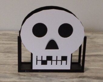 Halloween Skull Napkin Holder 3D printed  Great for Spooky Parties
