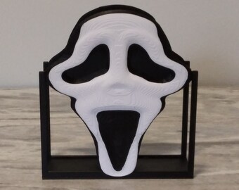 Ghost-Face Halloween Napkin Holder 3D printed  Great for Spooky Parties