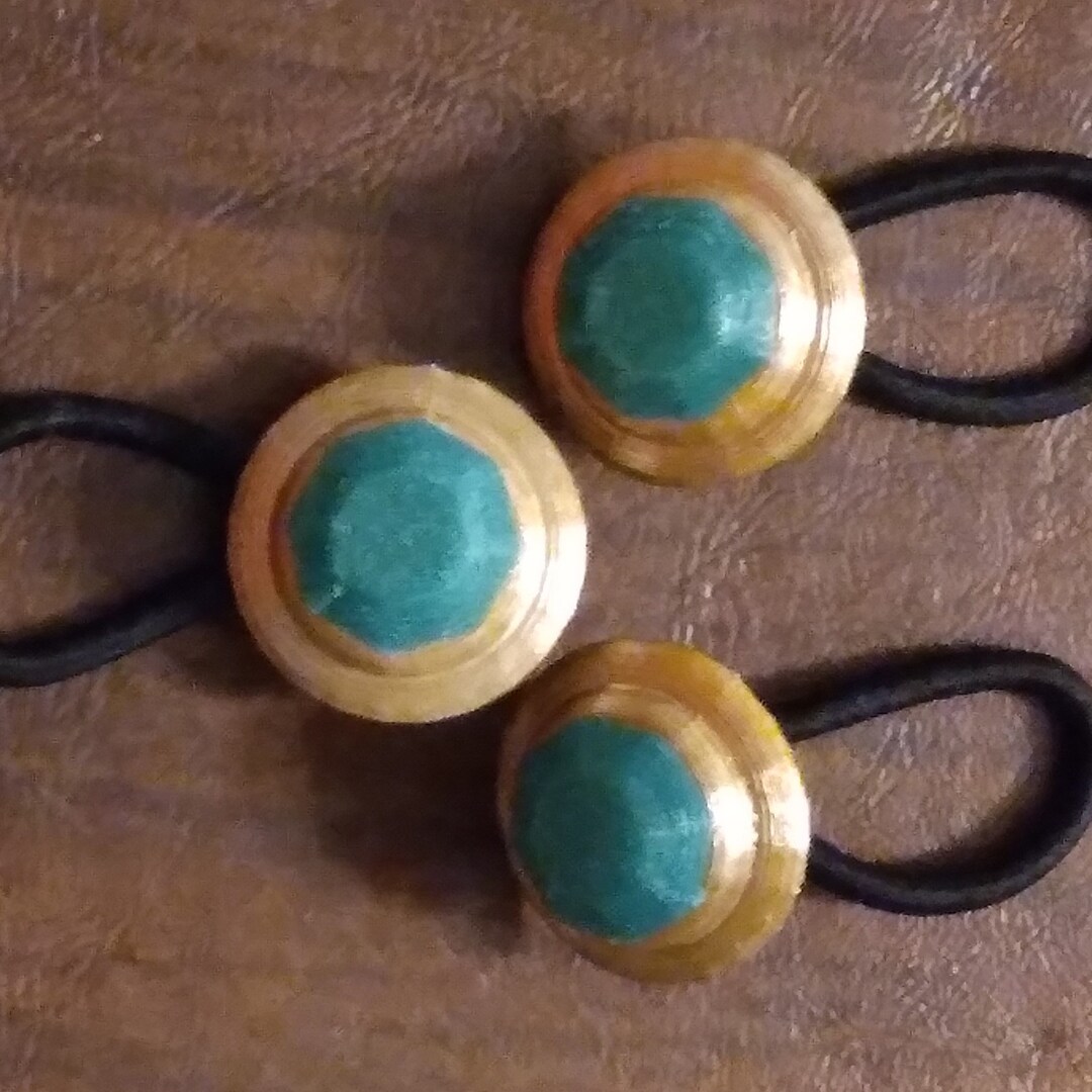 Hair Gem Hair Ties With Fabric Coated Rubber Band 3D Printed Etsy