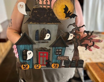 Spökhus Halloween DIY-kit