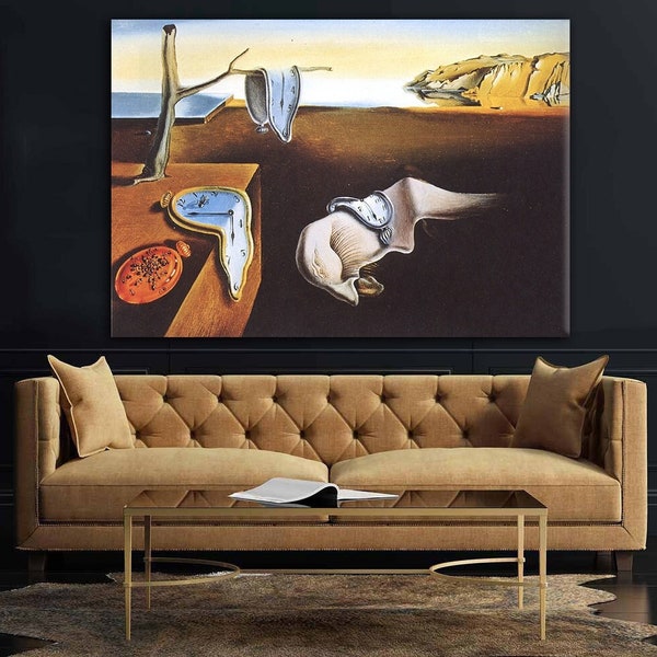 SALVADOR DALI CLOCK Print Salvador Dali The Persistence Of Memory Salvador Dali Watch Surrealist Art Print Famous Artist Print Famous Art