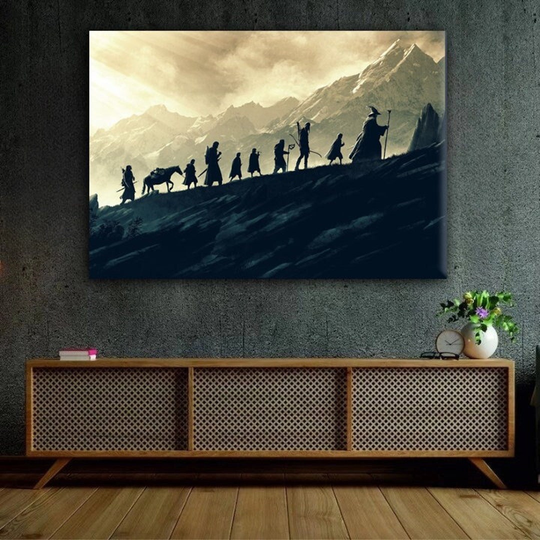 Best Movie Canvas Wall Art Fellowship Canvas Wall Art Best Fantasy