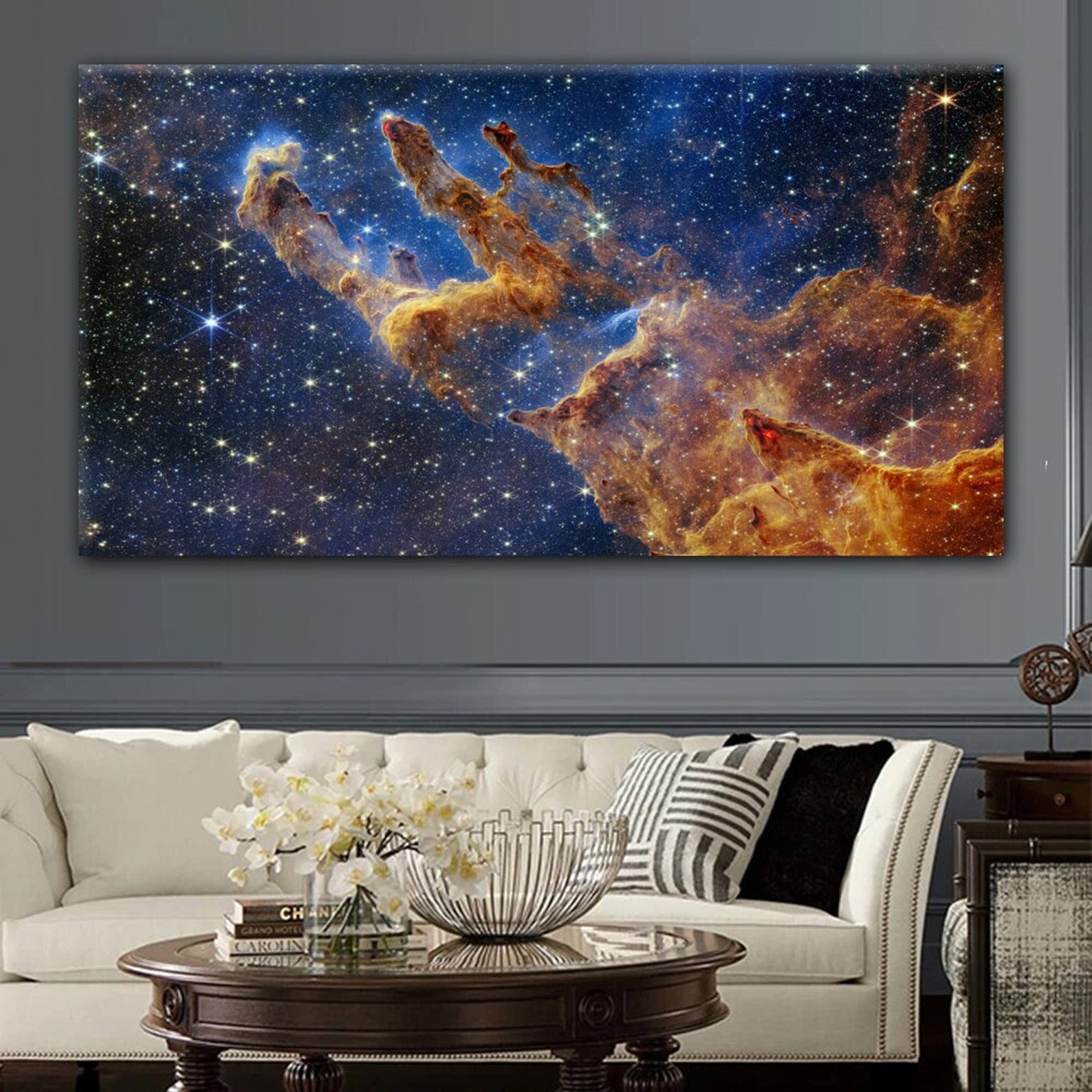 James b Pillars of Creation Canvas Print James b Space Etsy