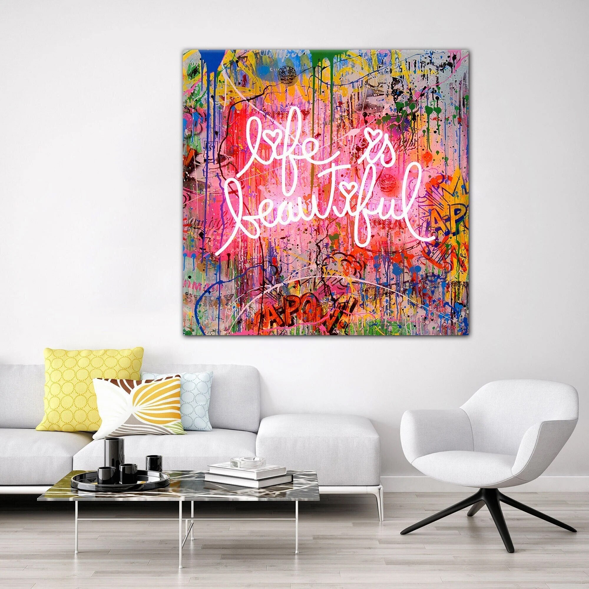 バンクシー Life is Beautiful エスタンプリトグラフ 送料無料 61MsURfz5gL._UF894,1000_QL80_.jpg