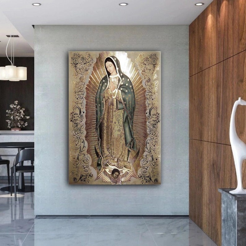 The Virgin of Guadalupe, Our Lady of Guadalupe Art Canvas, Immaculate