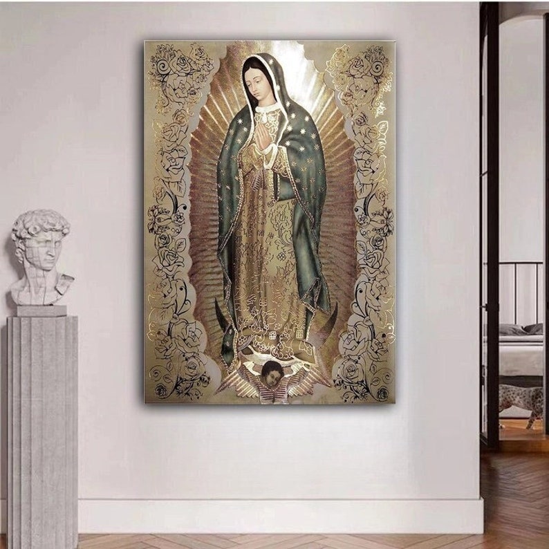 The Virgin of Guadalupe, Our Lady of Guadalupe Art Canvas, Immaculate