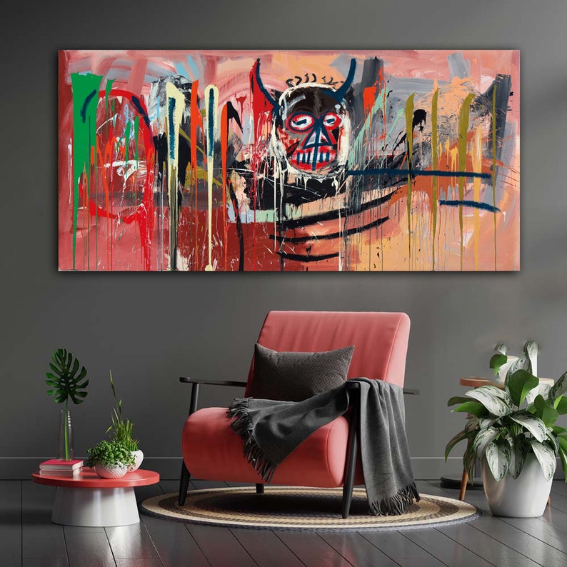 Jean Michel Basquiat ,basquiat Canvas Print Wall Art, Jean Michel