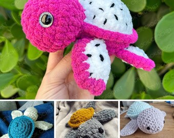 Jumbo Crochet Turtle Pattern - Amigurumi PDF