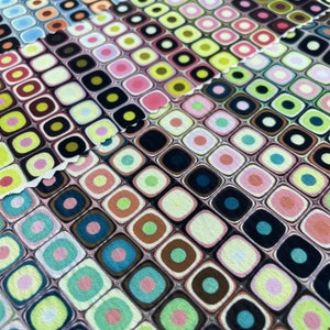 Fabric- Retro Design Crepe Fabric -It is a suitable fabric for Shirt-Dress-Skirt-Kimono-Pants Pajamas-lr