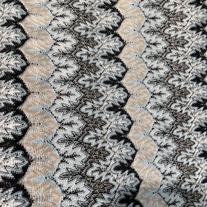 Zigzag Knitting  Fabric Dress-Pants-Evening Dress Fabric-mb-