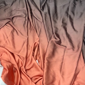 Ombre Pattern Silky Satin Fabric -Dress fabrics--((printed on the desired fabric)) - lr
