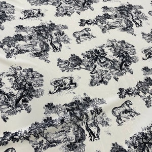 Animal Print Crepe Fabric: Silky Satin Dressmaking Material