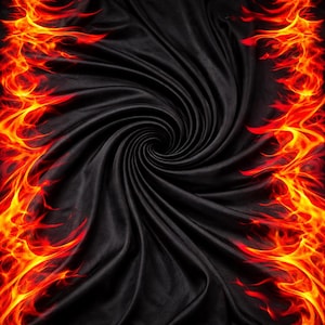 Tessuto satinato fiammato tagliato su misura -lr