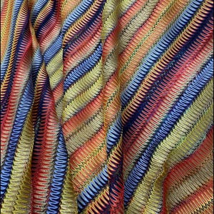 Zigzag Knitting  Fabric Dress-Pants-Evening Dress Fabric-mb-