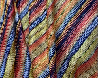 Zigzag Knitting  Fabric Dress-Pants-Evening Dress Fabric-mb-