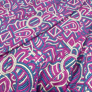 Authantic Style Silky Satin Fabric- (digital printing is done on the desired fabric) lr)