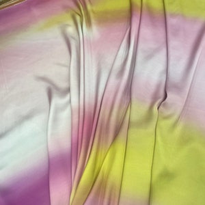 Ombre Pattern Silky Satin Fabric -Dress fabrics--((printed on the desired fabric)) - lr