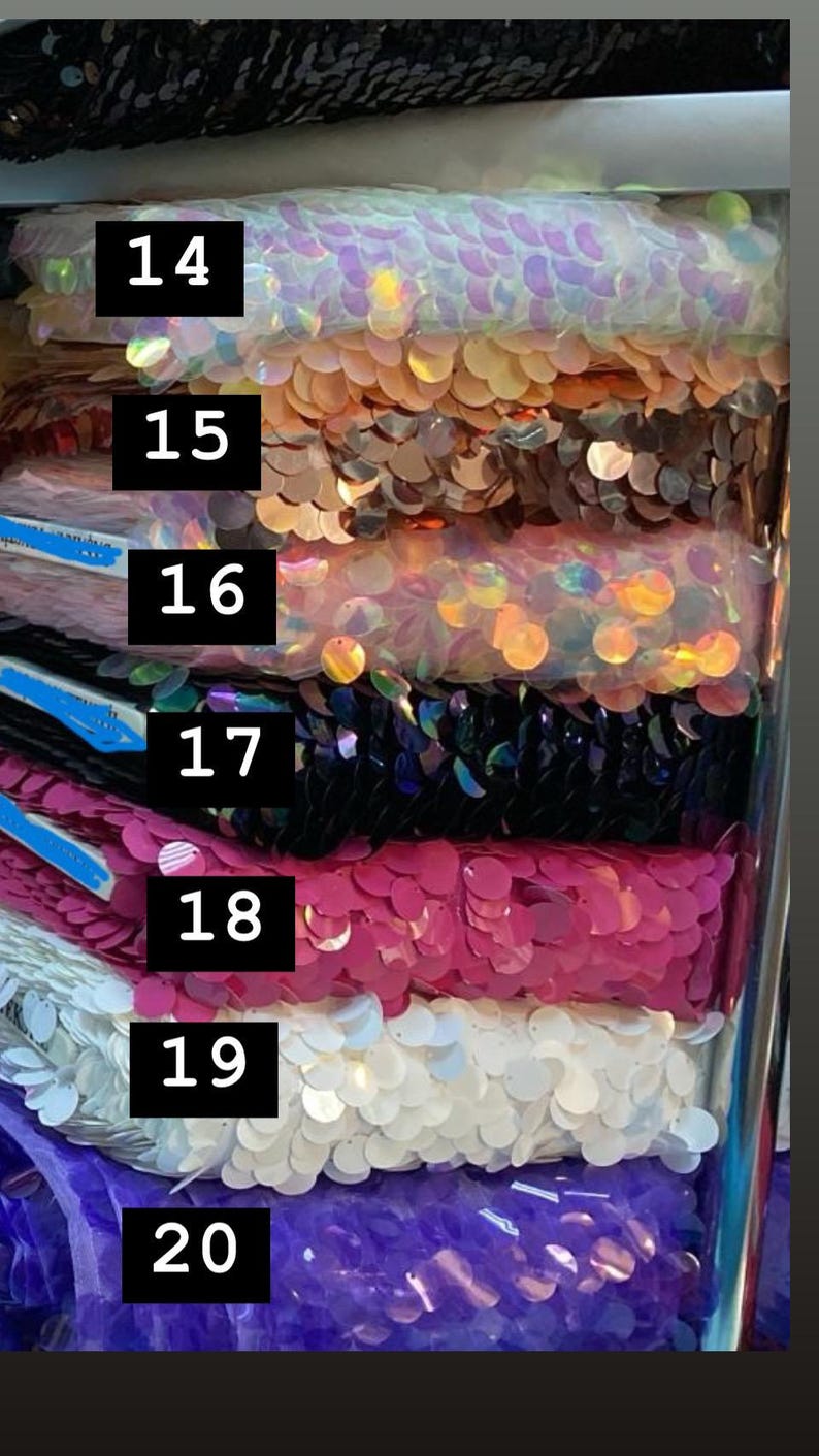 Sequin Types 20 Colors Large Sequin Sequins-can Be Used for Decor-party Houses ...