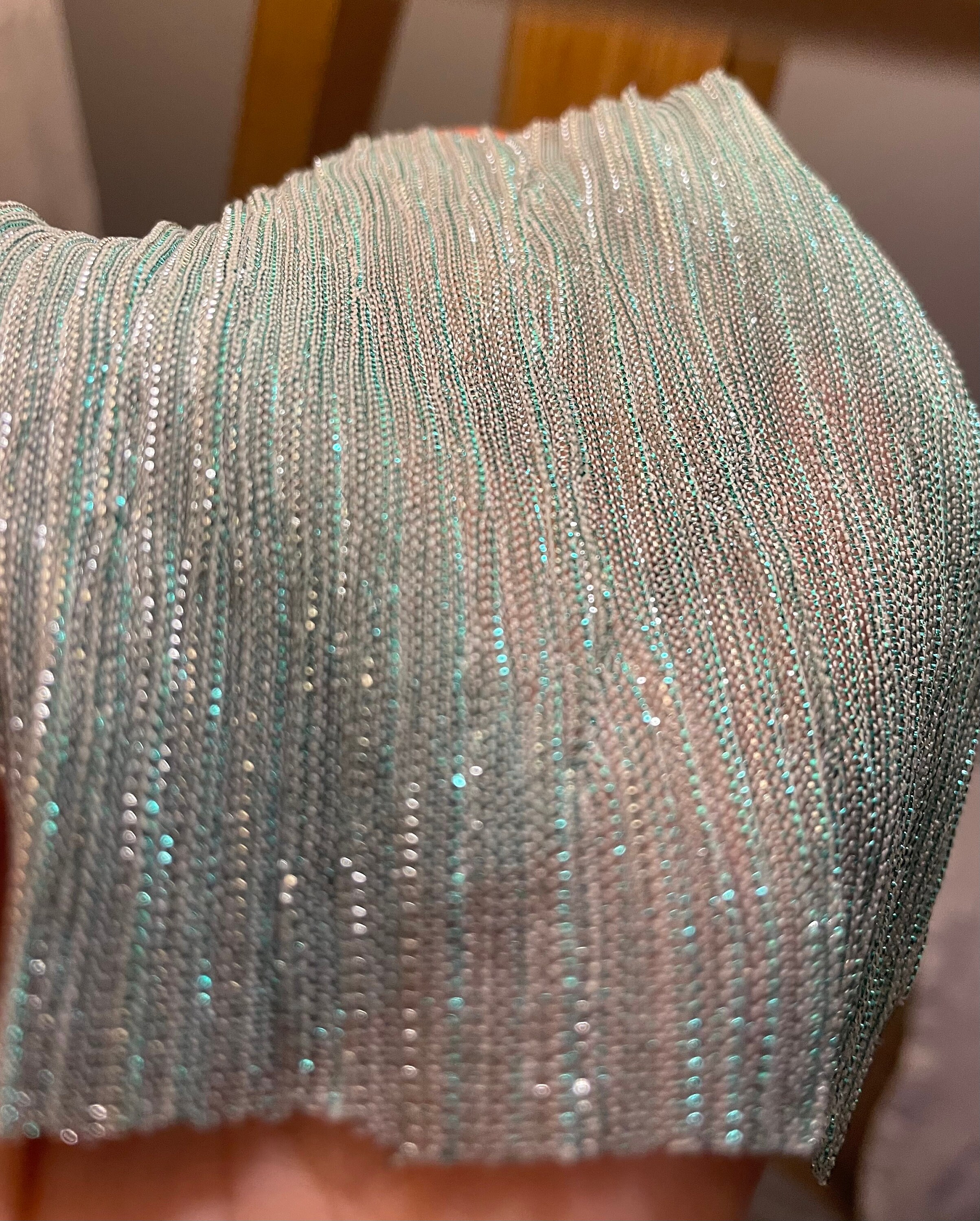 Moonlight Glitter Pleated Fabric -mb - Etsy