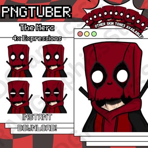 Paper Bag 2.0, PNGTuber, PNG Tuber, Download instantâneo, Avatar de anime PNGTuber, Streamers, Discord, Youtube, Twitch, Pronto para usar.