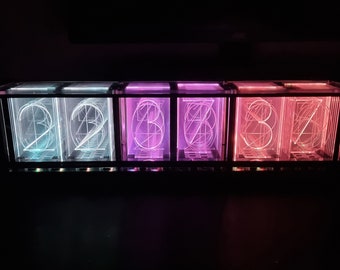 Glow Tube LED Clock