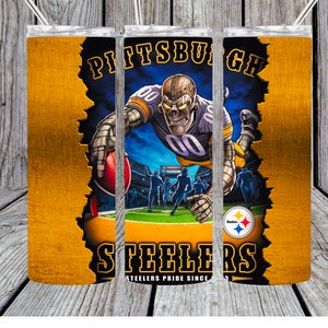 20 oz. Pittsburgh Steelers Football Tumbler-Great Gift-Football Fan