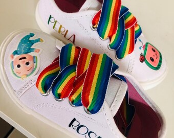Customized Kids Cocomelon Sneakers W/ Name