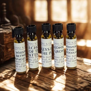 Perfume Oil Samples | Natural Perfume Oil | Scent & Story | Natural Gift Sets | Gifts for Her | Odd Perfumes | Dark Scents | Mini Perfume