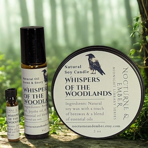 Natural Perfume Oil | Whispers of the Woodlands Scent | Scent & Story | Natural Gift Sets | Gifts for Her| Mood: Grounding, fresh, nurturing