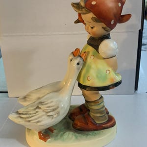 Goose Girl Figurine, Goebel/Hummel W. Germany 1986