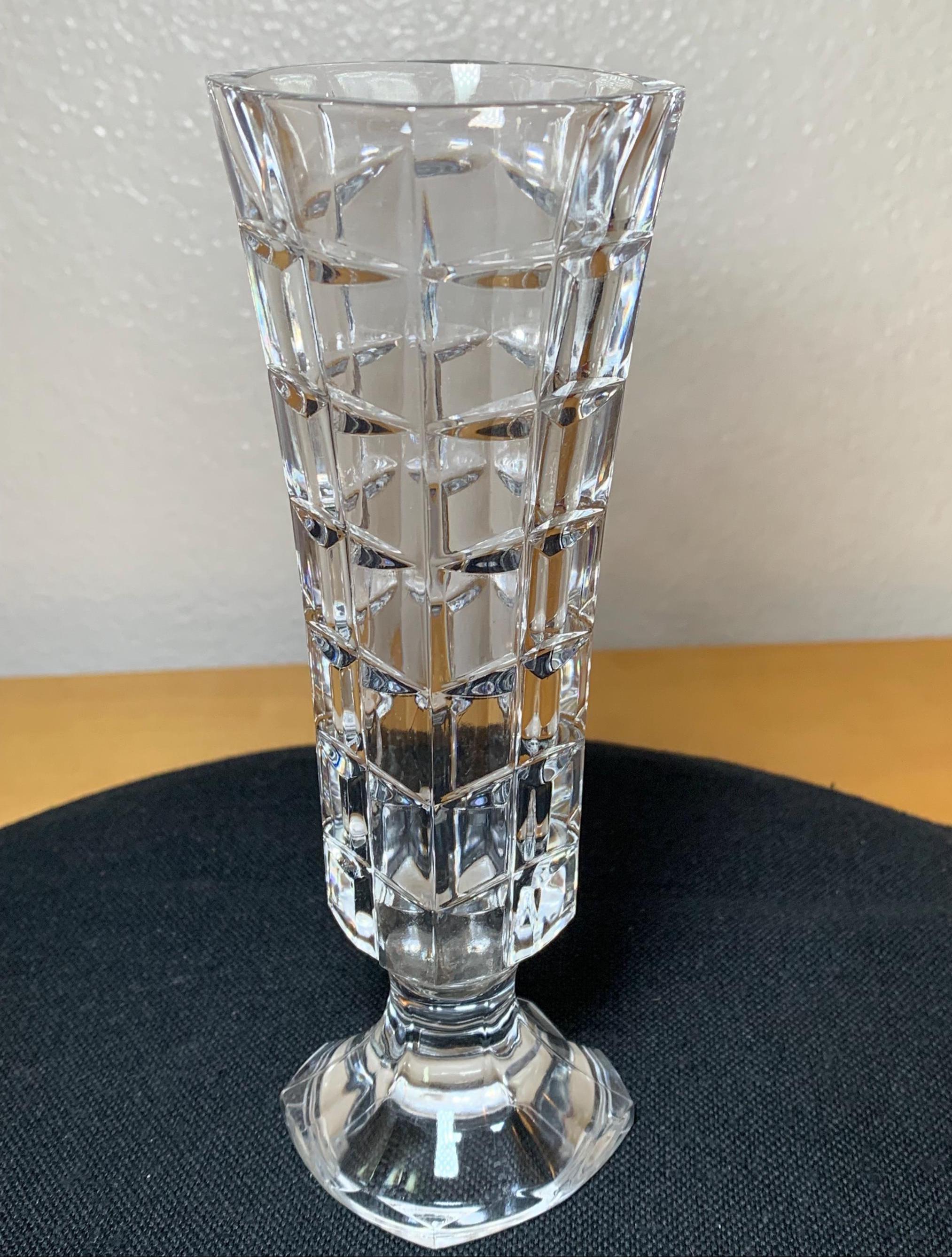 Crystal D Arques France Vase - Etsy