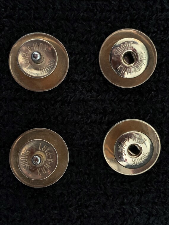 Swank Kum-a-Part snap cufflinks. - image 4