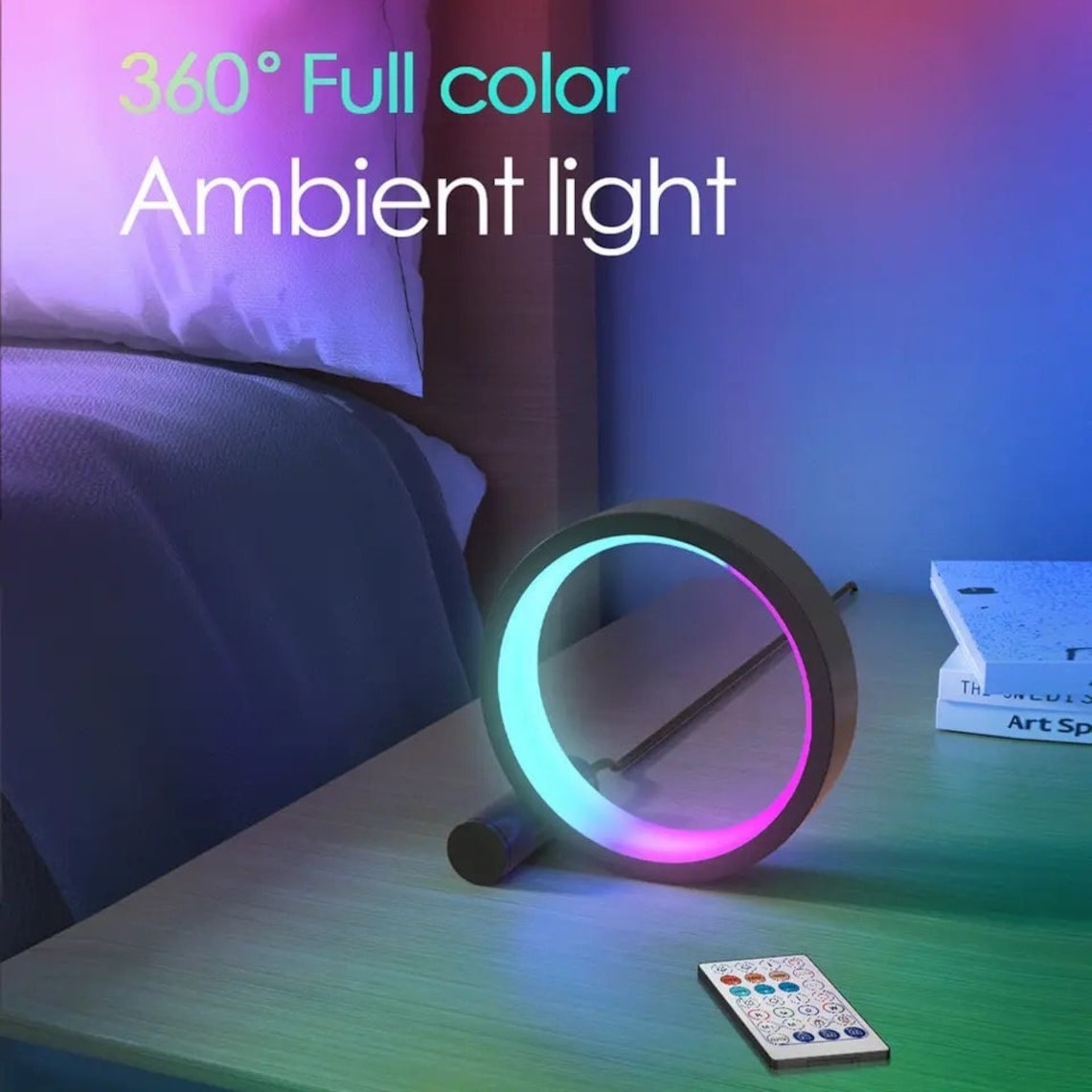 Smart LED Night Light RGB Desktop Atmosphere Desk Lamp image 1