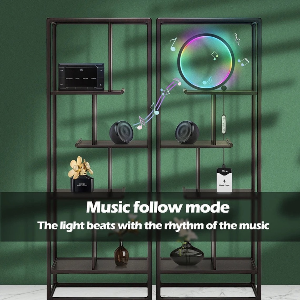 Smart LED Night Light RGB Desktop Atmosphere Desk Lamp image 6
