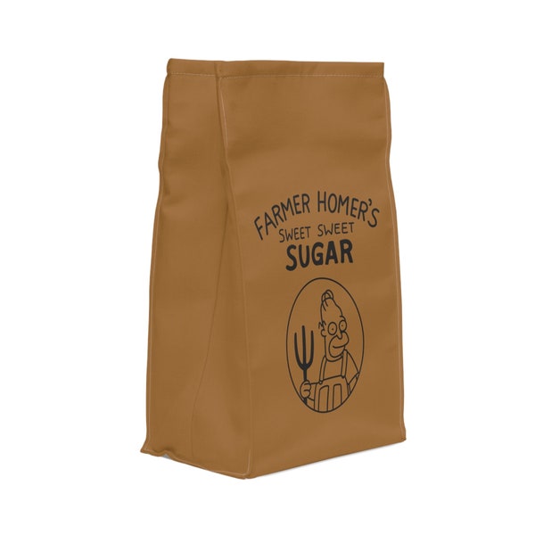 Simpsons Farmer Homer's Sweet Sweet Sugar Bolsa de almuerzo de poliéster - Homer Simpson