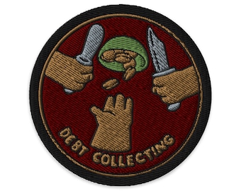Parche bordado de Los Simpsons "Cobro de deudas"